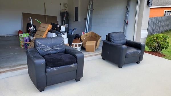 garage cleanout in fort pierce before