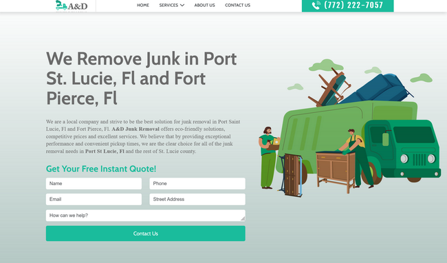 Junk Removal Port St Lucie, Fl | Starting at $85 | (772) 222-7057