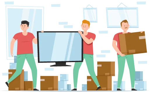 TV disposal and recycling illustration in port saint lucie