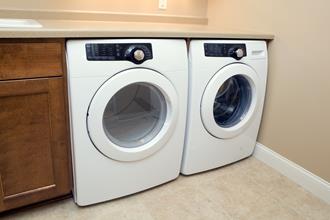 old dryer and washer